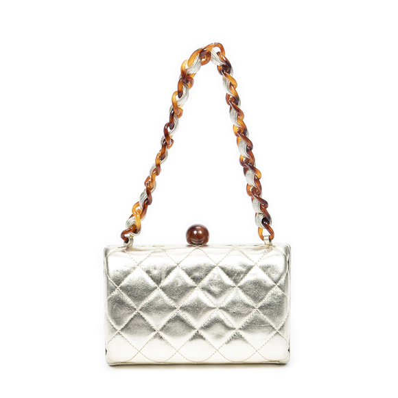 Chanel Vintage Mini CC Lucite Chain Clutch - Picture 5 of 9
